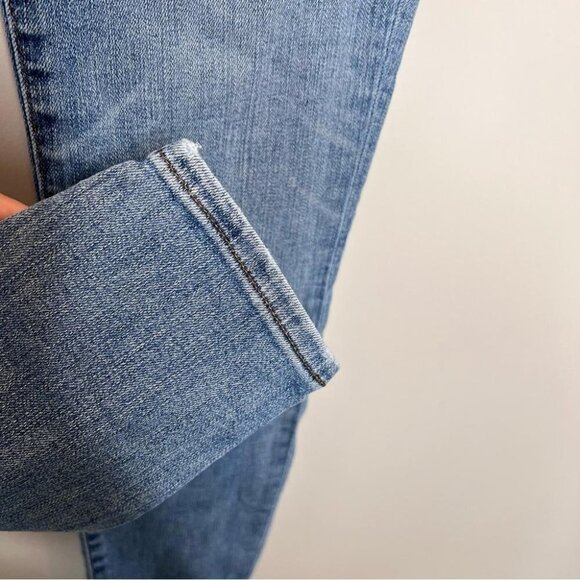 J Crew Denim Womens Size 25 9" High Rise Toothpick Jeans Light Wash Stretch - Picture 6 of 12